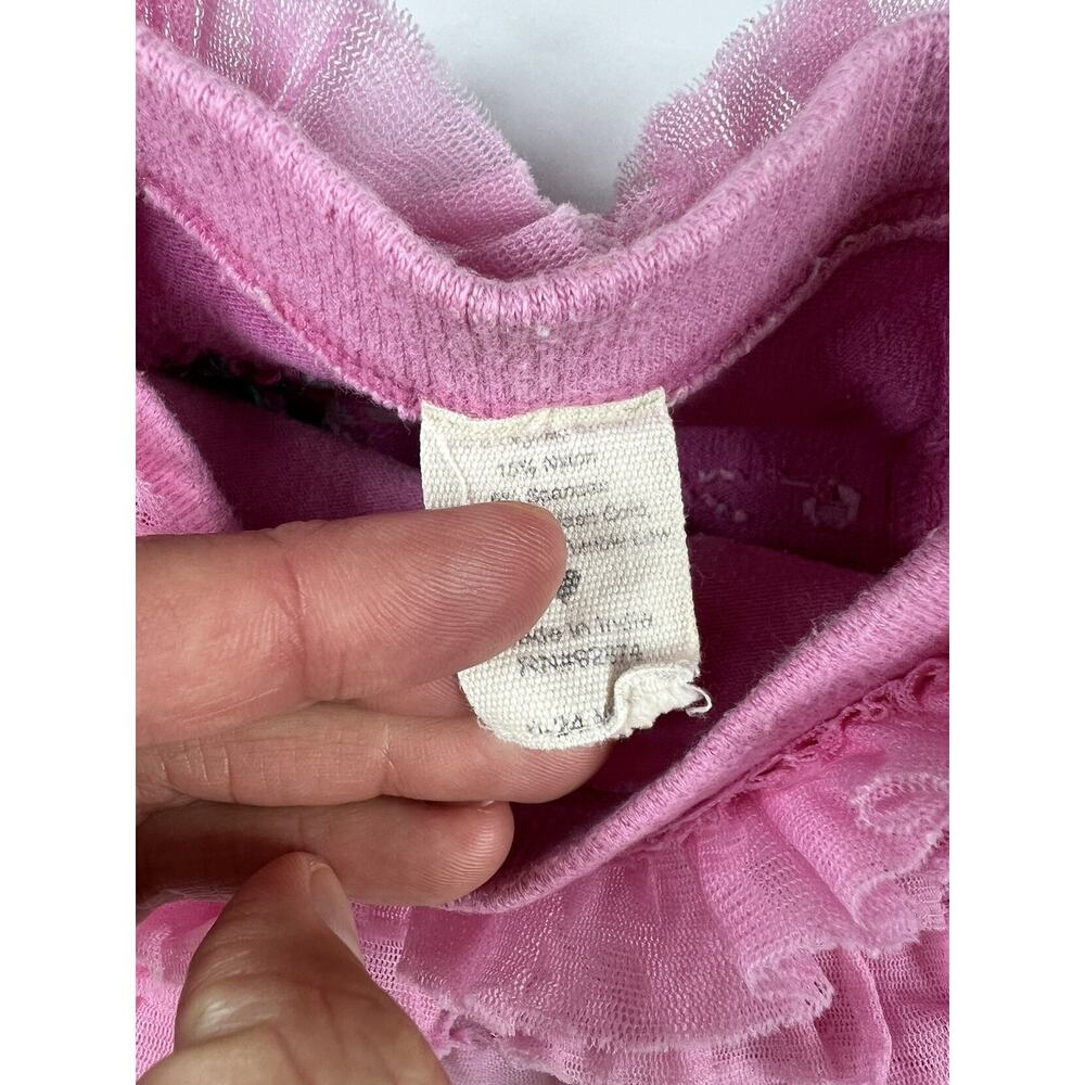 Luna Leggings Pink Ruffle Tutu Butterfly Leggings Tights 6-24 Months - Picture 11 of 11